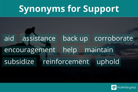 Find 334 different ways to say SUPPORT, along with antonyms, related words, and example sentences at Thesaurus. . Support antonyms